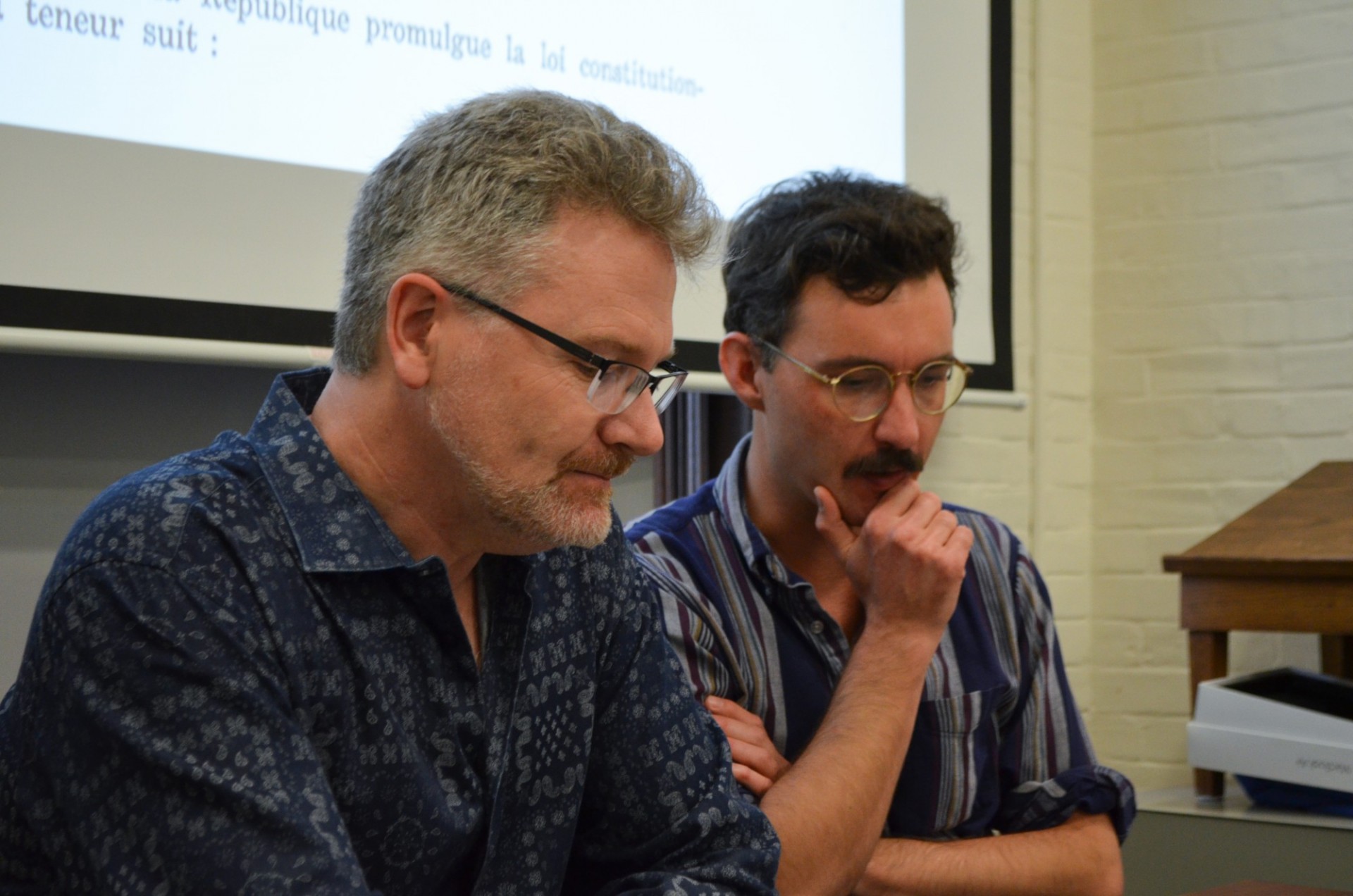 Photo by Yuri Kazakov ©2018 European Institute Moderators Adam Tooze and Grey Anderson