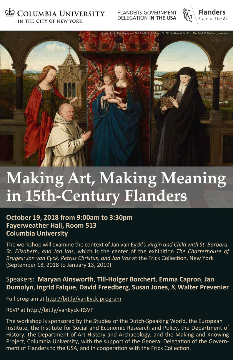 Making Art Making Meaning In 15th Century Flanders European Institute Making Art Making Meaning In 15th Century Flanders European Institute