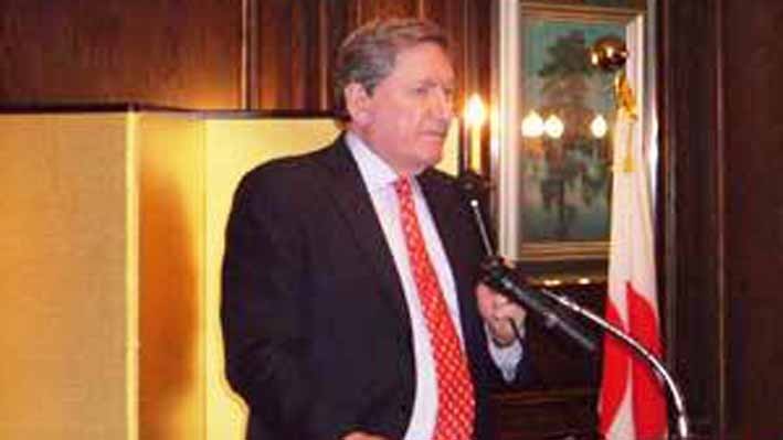 Ambassador Richard Holbrooke speaks at Columbia University event