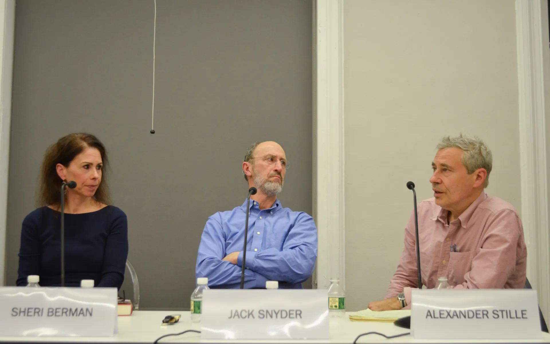 Professors Berman, Snyder, and Stille