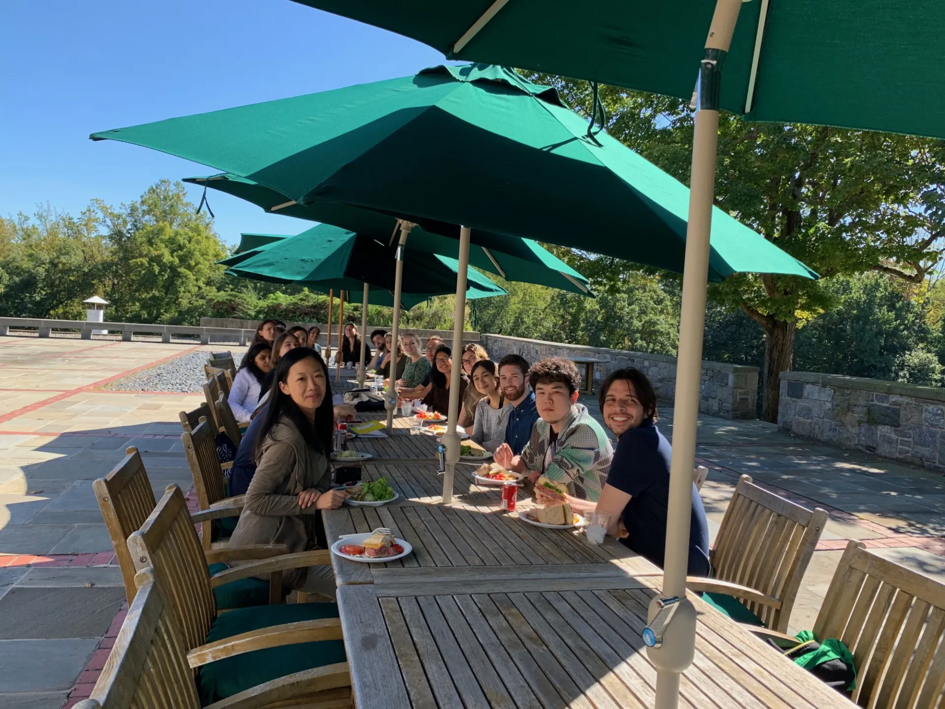Students enjoy a lunch hosted by the RAC