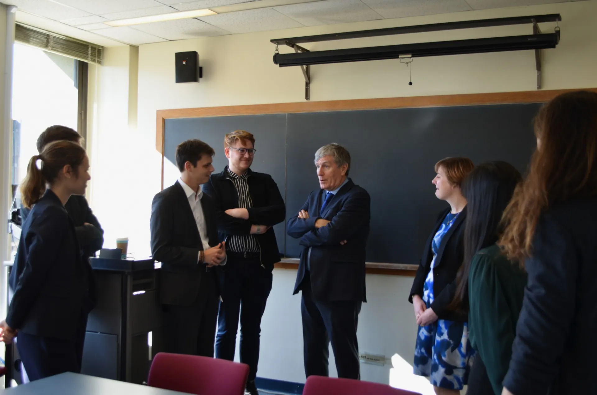Ambassador Mulhall with CEUSA and EI students