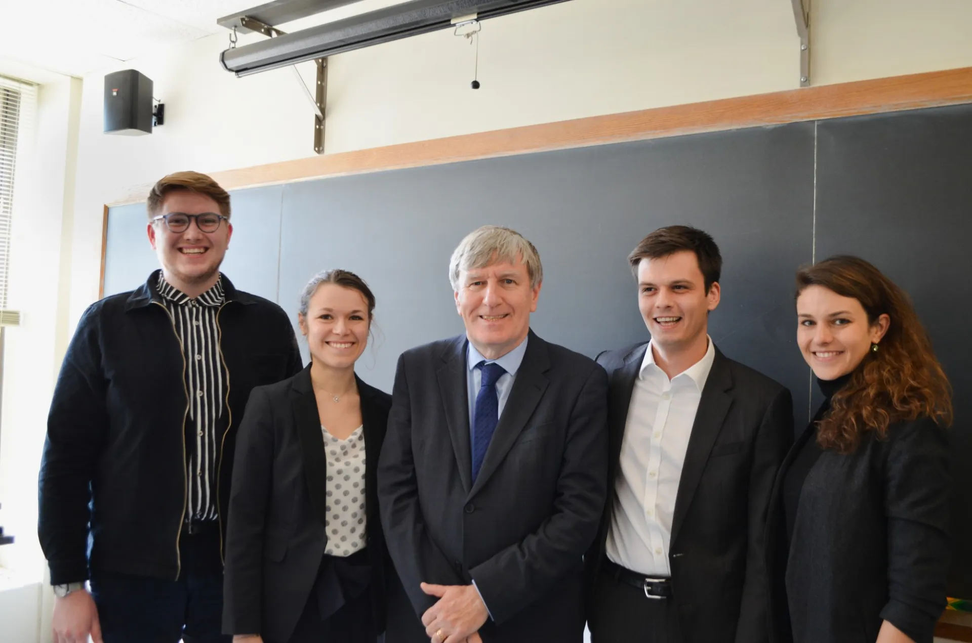 Ambassador Mulhall with CEUSA students