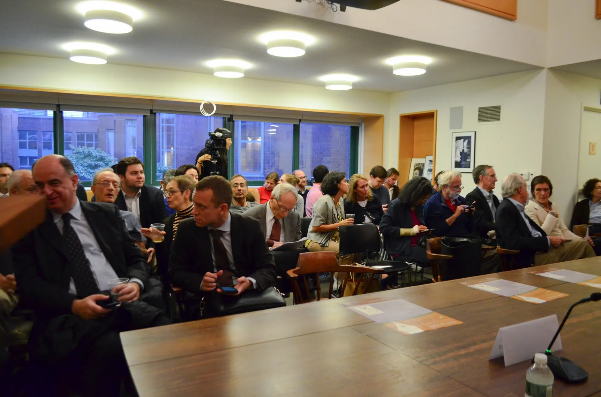 A full house for Adam Tooze's Crashed book launch