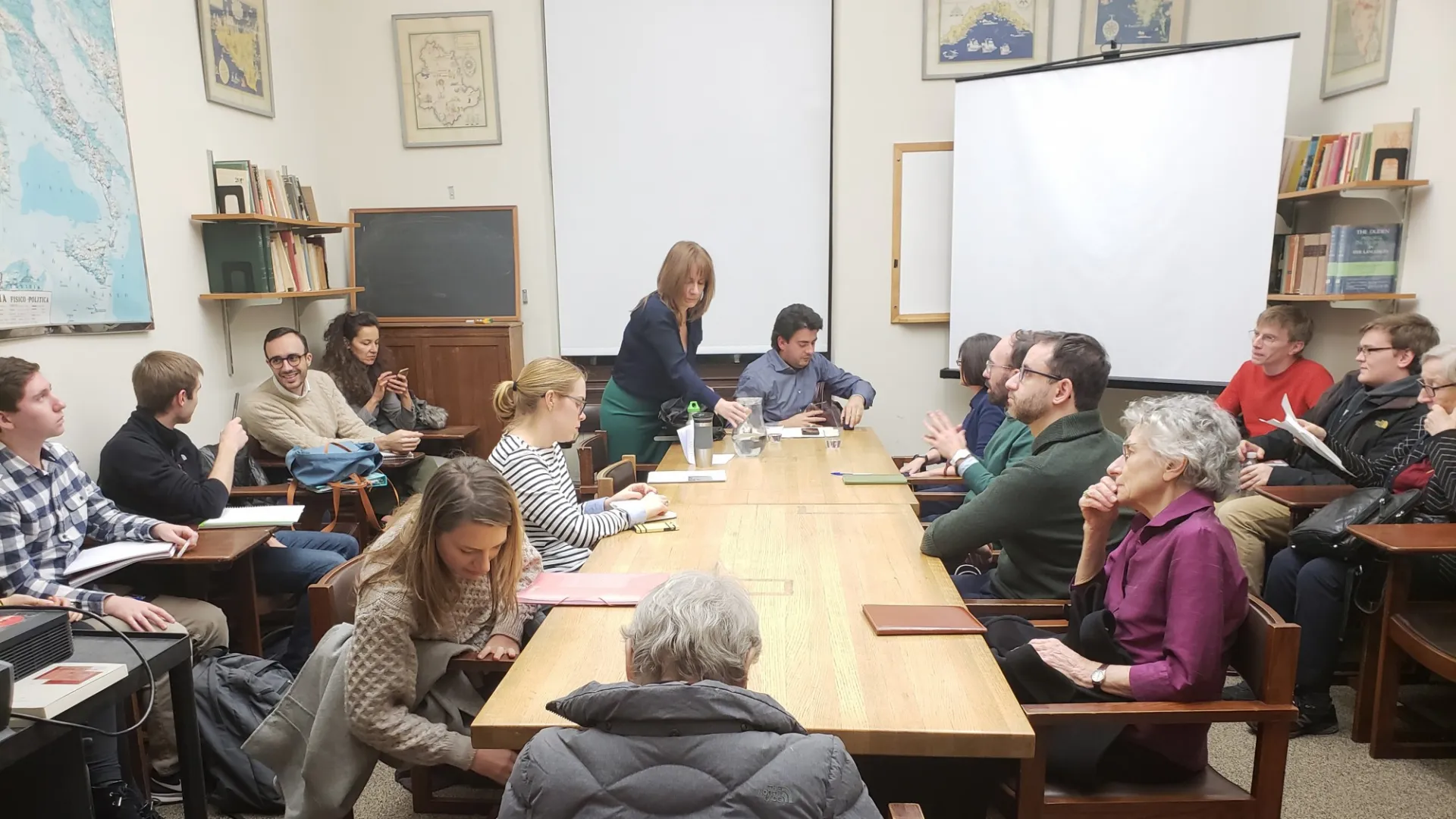 A full house for the Italian and Mediterranean Colloquium event