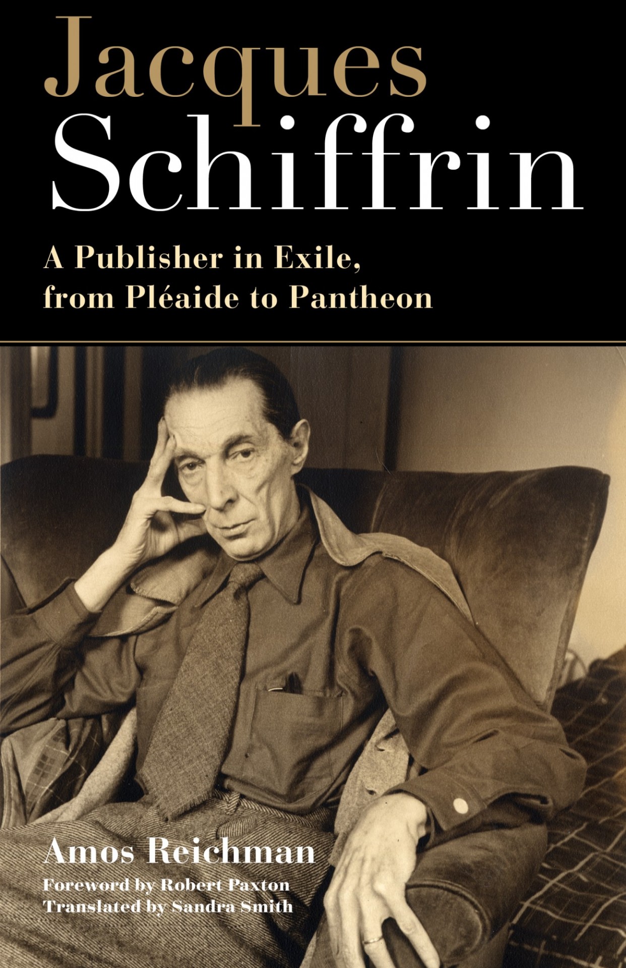 Book cover that shows Jacques Schiffrin