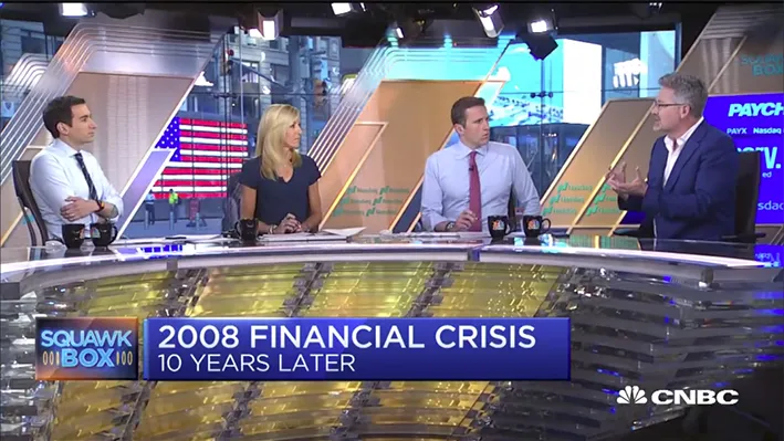 Adam Tooze speaking on CNBC