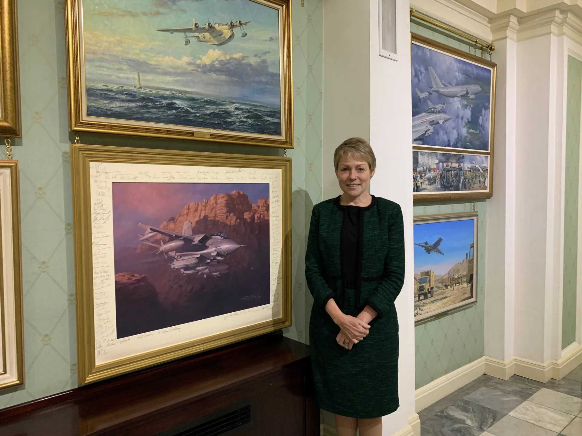 Professor Victoria Phillips at the Royal Air Force Club