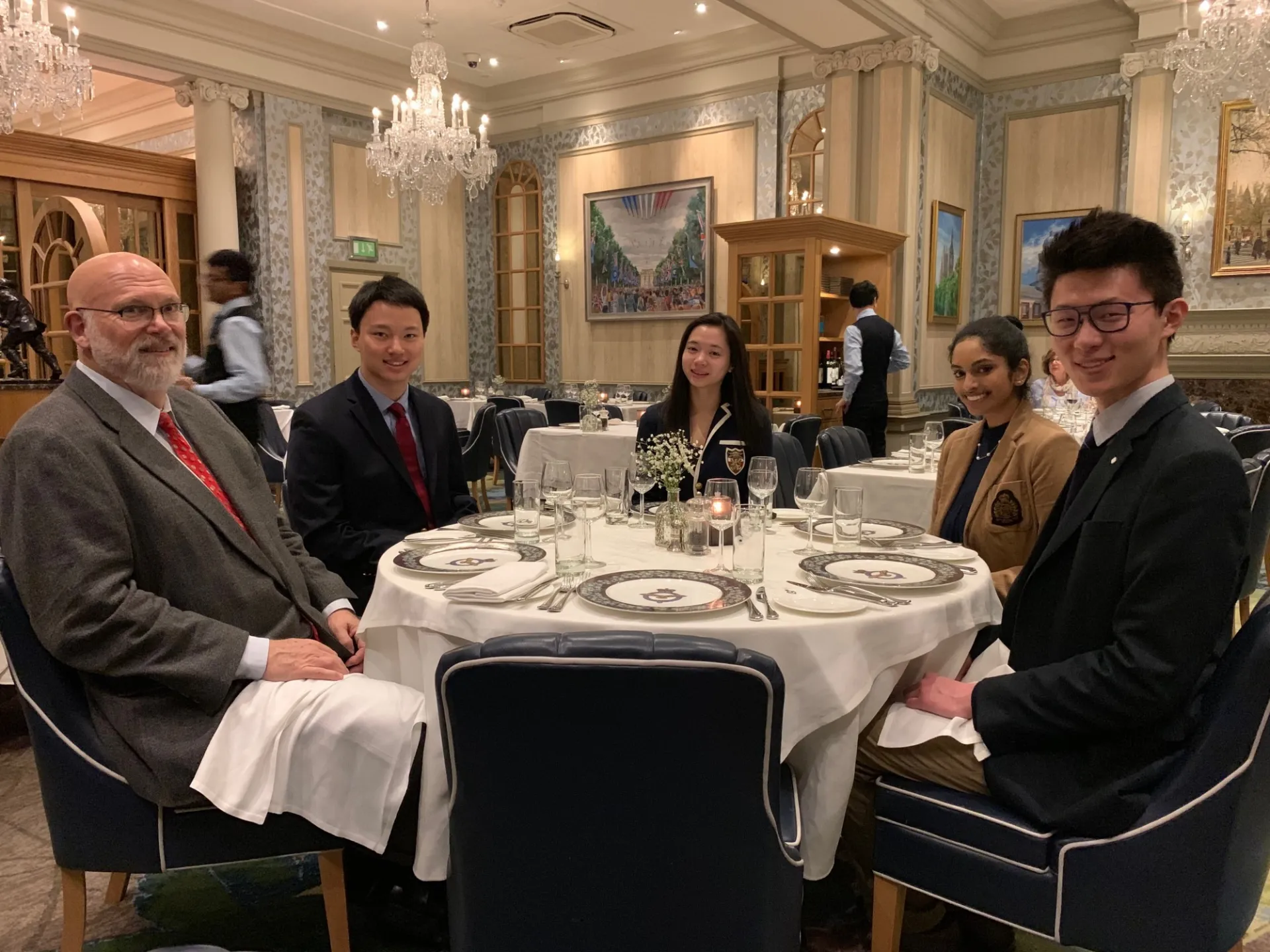 CWAR Fellows and Travis Anderson at the Royal Air Force Club